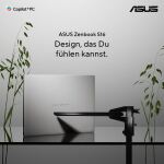 ASUS Zenbook S16 UM5606GA-SR334W Copilot+ PC AMD Ryzen AI 9 465 Laptop 40,6 cm (16") Touchscreen 3K 32 GB LPDDR5x-SDRAM 1 TB SSD Wi-Fi 7 (802.11be) Windows 11 Home Weiß