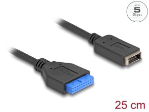 DELOCK USB 5 Gbps Kabel Pfostenbu >intern USB Typ-E Bu 25cm