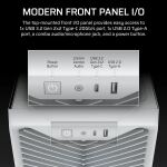 Corsair Midi Tower 3200D RS ARGB PC Case Weiß
