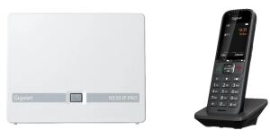 Gigaset N530 IP PRO + S700H PRO DECT-Telefon Anrufer-Identifikation Anthrazit