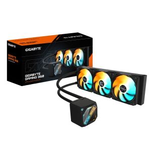 GIGABYTE GAMING 360 Flüssigkeitskühler für CPU - 3x120 mm ARGB-Lüfter, Schiebe-Verriegelungsmechanismus, DAISY-CHAIN, Kompatibel mit Intel LGA 1851 und AMD AM5