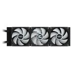 GIGABYTE GAMING 360 Flüssigkeitskühler für CPU - 3x120 mm ARGB-Lüfter, Schiebe-Verriegelungsmechanismus, DAISY-CHAIN, Kompatibel mit Intel LGA 1851 und AMD AM5