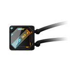 GIGABYTE GAMING 360 Flüssigkeitskühler für CPU - 3x120 mm ARGB-Lüfter, Schiebe-Verriegelungsmechanismus, DAISY-CHAIN, Kompatibel mit Intel LGA 1851 und AMD AM5