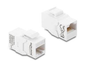 DELOCK Keystone Modul Kupplung RJ45 BU < BU Cat.6A ungeschir
