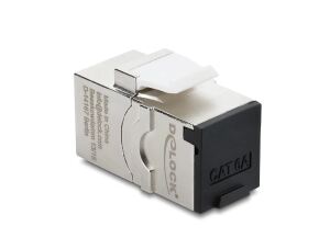 DELOCK Keystone Modul RJ45 BU < BU Cat.6A Schraubschutzkappe