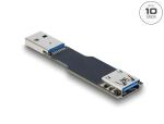 DELOCK USB 10Gbps Adapter USB-A BU < ST gerade flach