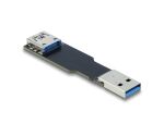 DELOCK USB 10Gbps Adapter USB-A BU < ST gerade flach