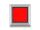 DELOCK 16mm Kunststoff Signallampe rot / Lötversion 4-eckig