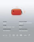 Inateck ABM33 Personal Organizer Nylon Orange, Schwarz