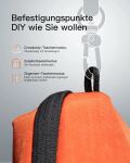 Inateck ABM33 Personal Organizer Nylon Orange, Schwarz