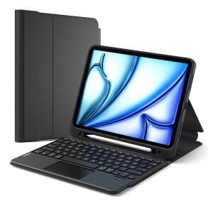 Inateck KB002_BLACK Tastatur für Mobilgeräte QWERTZ Bluetooth Schwarz