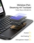 Inateck KB002_BLACK Tastatur für Mobilgeräte QWERTZ Bluetooth Schwarz