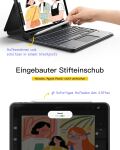 Inateck KB002_BLACK Tastatur für Mobilgeräte QWERTZ Bluetooth Schwarz