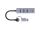 Conceptronic ABBY25G USB zu Gigabit-Netzwerkadapter mit 3-Port-USB-Hub