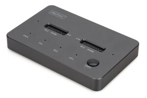 Digitus NVMe Klonstation USB3.1 Gen2 Typ-C NVMe M.2 SSD Gehäuse