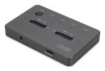 Digitus NVMe Klonstation USB3.1 Gen2 Typ-C NVMe M.2 SSD Gehäuse