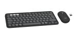 Logitech 920-012203 Tastatur Maus enthalten Universal RF Wireless + Bluetooth QWERTZ Deutsch Graphit