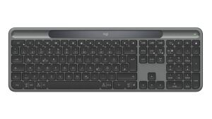 Logitech Signature Slim Solar+ K980 Tastatur Universal RF Wireless + Bluetooth QWERTZ Deutsch Graphit