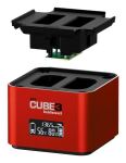 Hahnel ProCube3 Akkuladegerät Batterie für Digitalkamera USB