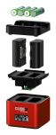 Hahnel ProCube3 Akkuladegerät Batterie für Digitalkamera USB