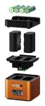 Hahnel ProCube3 Akkuladegerät Batterie für Digitalkamera USB