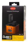 Hahnel ProCube3 Akkuladegerät Batterie für Digitalkamera USB
