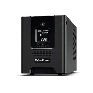 CyberPower PR3000ELCDSXL Line-Interactive USV 3000VA/2700W Tower, Reine Sinuswelle, AVR, LCD, Ausgang (8) IEC, RS232, USB (HID), EPO, Expansion Port für opt. Netzwerkkomunikation, Anschluss f. opt. Batterieerweiterung