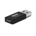Port Designs 900154 Kabeladapter USB-A USB-C Schwarz