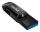 SanDisk Ultra Dual Drive USB-Stick 128 GB USB Type-A / USB Type-C 3.2 Gen 1 (3.1 Gen 1) Schwarz, Silber