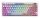 MSI FORGE GK600 TKL WIRELESS VIOLET Tastatur Gaming USB + Bluetooth QWERTY Spanisch Pink, Violett, Weiß