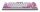 MSI FORGE GK600 TKL WIRELESS VIOLET Tastatur Gaming USB + Bluetooth QWERTY Spanisch Pink, Violett, Weiß