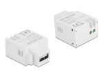 DELOCK Keystone Modul  mit USB Typ-A Ladebuchse 2,1 A weiß