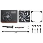 NOCTUA Lüfter 140*140*25 NF-A14X25 G2 PWM chromax.black