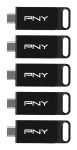 PNY Elite USB-Stick 64 GB USB Typ-C 3.2 Gen 1 (3.1 Gen 1) Schwarz