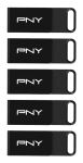 PNY Elite USB-Stick 64 GB USB Typ-C 3.2 Gen 1 (3.1 Gen 1) Schwarz