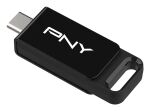 PNY Elite USB-Stick 128 GB USB Typ-C 3.2 Gen 1 (3.1 Gen 1) Schwarz