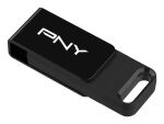 PNY Elite USB-Stick 128 GB USB Typ-C 3.2 Gen 1 (3.1 Gen 1) Schwarz