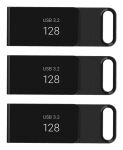 PNY Elite USB-Stick 128 GB USB Typ-C 3.2 Gen 1 (3.1 Gen 1) Schwarz