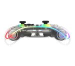 Deltaco Gaming GAM-198-T Gaming-Controller Transparent Bluetooth/USB Gamepad Nintendo Switch, Nintendo Switch 2, Nintendo Switch OLED, Android, PC