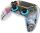 Deltaco Gaming GAM-169-T Gaming-Controller Transparent Bluetooth/USB Gamepad Android, Nintendo Switch, PC, PlayStation 4, iOS
