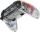 Deltaco Gaming GAM-169-T Gaming-Controller Transparent Bluetooth/USB Gamepad Android, Nintendo Switch, PC, PlayStation 4, iOS