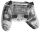 Deltaco Gaming GAM-169-T Gaming-Controller Transparent Bluetooth/USB Gamepad Android, Nintendo Switch, PC, PlayStation 4, iOS