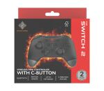 Deltaco Gaming GAM-183 Gaming-Controller Schwarz Bluetooth/USB Joystick + Motorsteuerungshebel Nintendo Switch