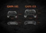 Deltaco Gaming GAM-183 Gaming-Controller Schwarz...