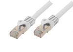 shiverpeaks Cat7, 1m Netzwerkkabel Weiß SF/UTP (S-FTP)