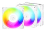 ARCTIC Freezer P14 Pro Reverse A-RGB (White) - 3 Pack - 140 mm A-RGB PWM-Lüfter mit Kabelsplitter