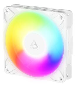 ARCTIC Freezer P12 Pro Reverse A-RGB (White) - 120 mm A-RGB PWM-Lüfter mit Kabelsplitter