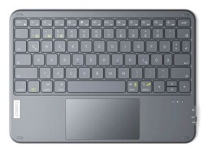 Inateck KB01105_GRAY Tastatur für Mobilgeräte QWERTZ Bluetooth Grau