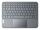 Inateck KB01105_GRAY Tastatur für Mobilgeräte QWERTZ Bluetooth Grau