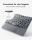 Inateck KB01105_GRAY Tastatur für Mobilgeräte QWERTZ Bluetooth Grau
